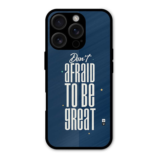 To Be Great Shockproof Hybrid Protection (Metal + TPU) Back Case Cover