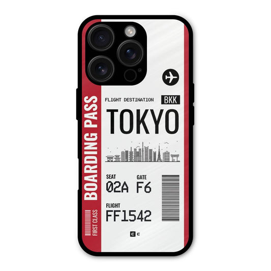 Tokyo Boarding Pass Shockproof Hybrid Protection (Metal + TPU) Back Case Cover