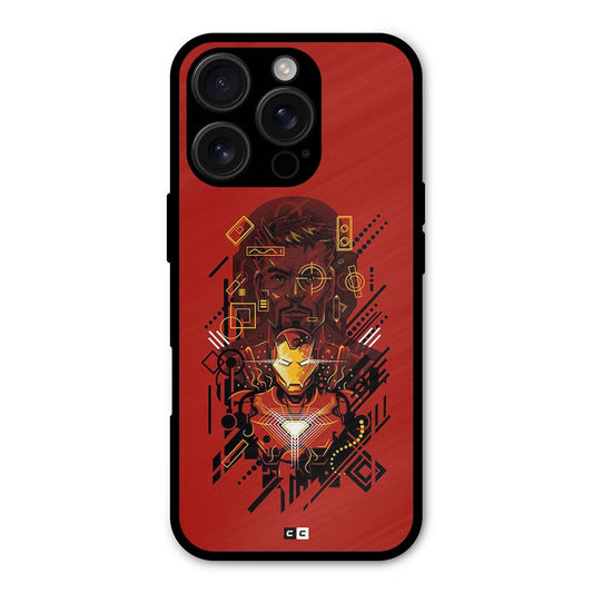 Tony Stark Shockproof Hybrid Protection (Metal + TPU) Back Case Cover