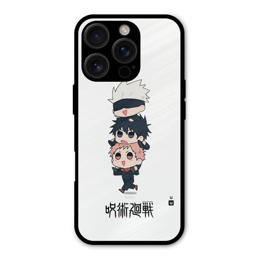 Top Gojo Squad Shockproof Hybrid Protection (Metal + TPU) Back Case Cover