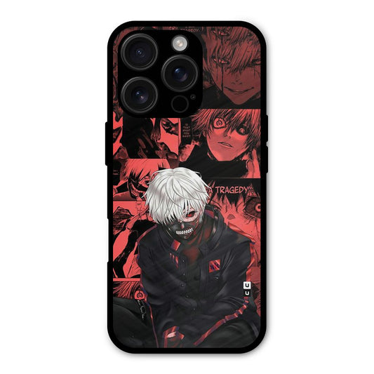 Toukyo Ghoul Kaneki Manga Shockproof Hybrid Protection (Metal + TPU) Back Case Cover