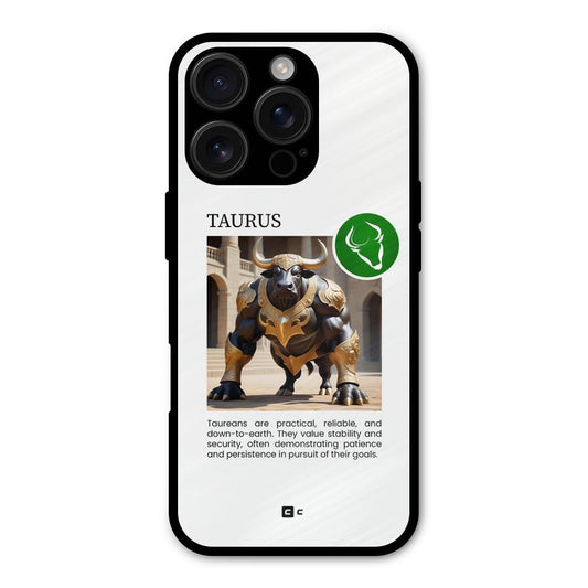 Towering Taurus Shockproof Hybrid Protection (Metal + TPU) Back Case Cover
