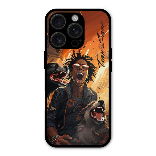 Town Saver Dogs Shockproof Hybrid Protection (Metal + TPU) Back Case Cover