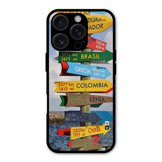 Travel Directions Shockproof Hybrid Protection (Metal + TPU) Back Case Cover