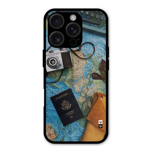 Travel Essentials Shockproof Hybrid Protection (Metal + TPU) Back Case Cover