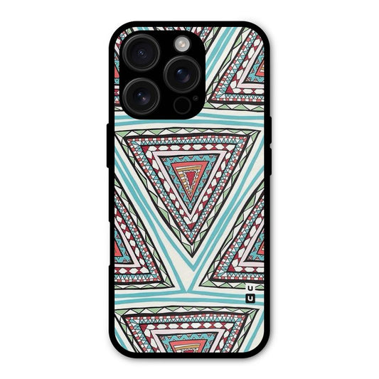 Triangle Abstract Mode Shockproof Hybrid Protection (Metal + TPU) Back Case Cover