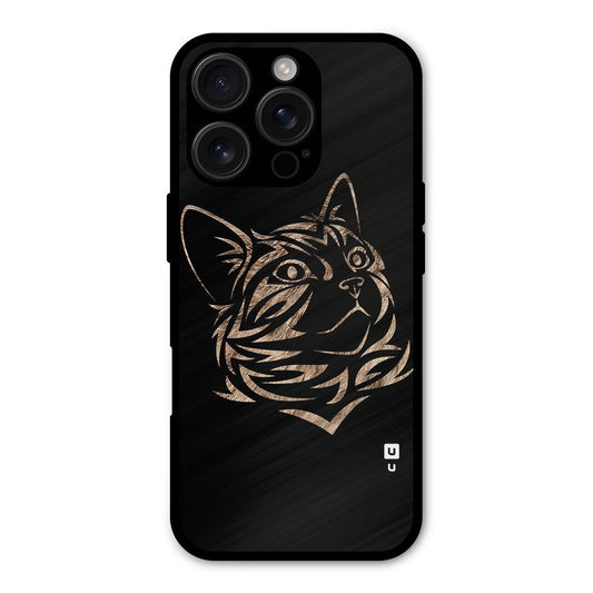 Tribal Cat Shockproof Hybrid Protection (Metal + TPU) Back Case Cover