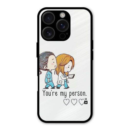 Two Friends In Coat Shockproof Hybrid Protection (Metal + TPU) Back Case Cover