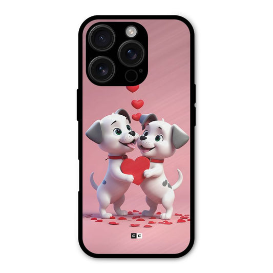 Two Puppies Together Shockproof Hybrid Protection (Metal + TPU) Back Case Cover