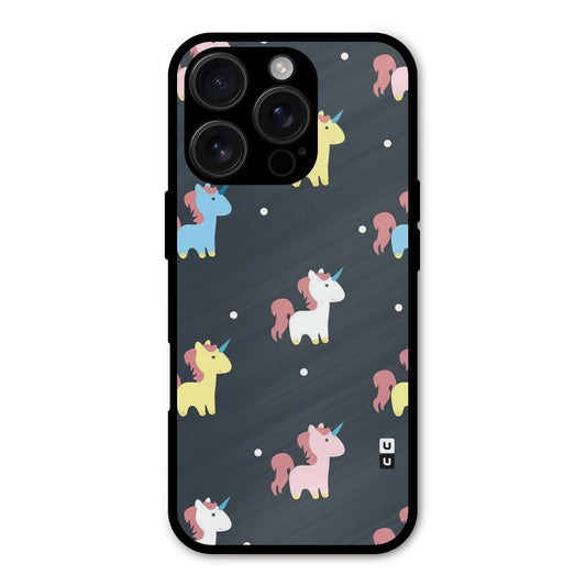 Unicorn Pattern Shockproof Hybrid Protection (Metal + TPU) Back Case Cover
