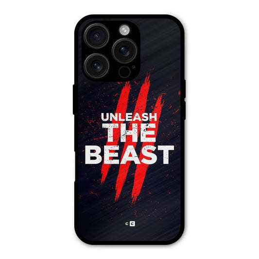 Unleash The Beast Shockproof Hybrid Protection (Metal + TPU) Back Case Cover