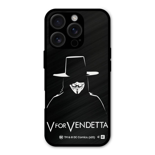 V for Vendetta Minimal Shockproof Hybrid Protection (Metal + TPU) Back Case Cover