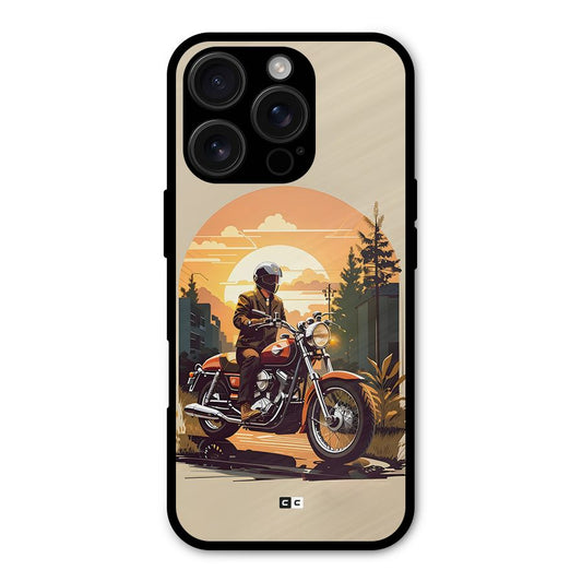 Vintage Bike Art Shockproof Hybrid Protection (Metal + TPU) Back Case Cover