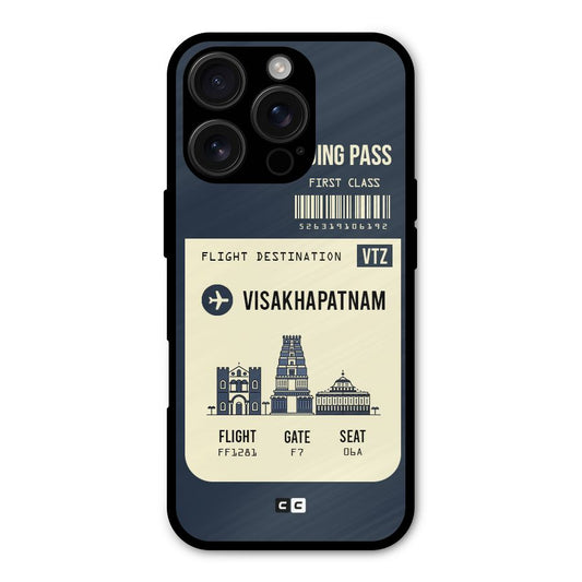 Vishakapatnam Boarding Pass Shockproof Hybrid Protection (Metal + TPU) Back Case Cover