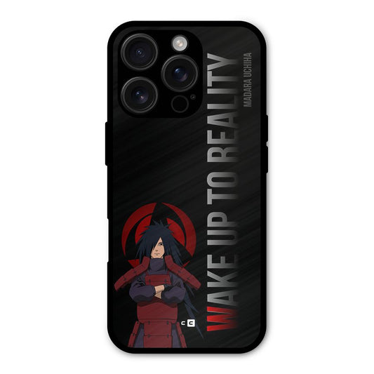 Wake Up Madara Uchiha Shockproof Hybrid Protection (Metal + TPU) Back Case Cover