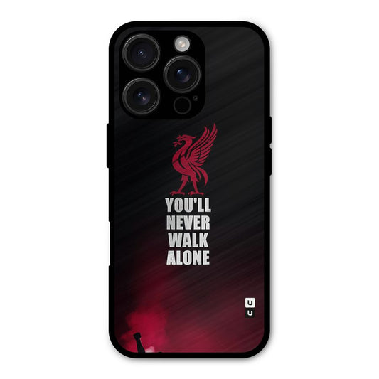 Walk Alone Shockproof Hybrid Protection (Metal + TPU) Back Case Cover