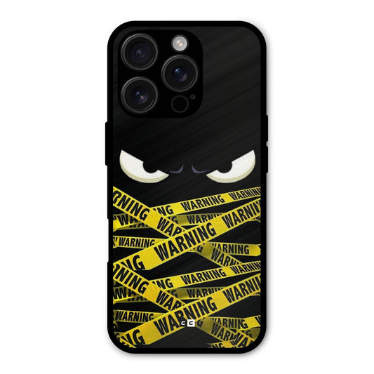 Warning Eyes Shockproof Hybrid Protection (Metal + TPU) Back Case Cover