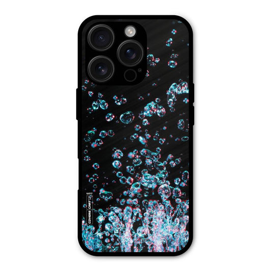 Water Droplets Shockproof Hybrid Protection (Metal + TPU) Back Case Cover