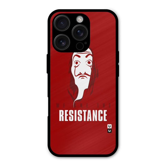 We Are Resistance Shockproof Hybrid Protection (Metal + TPU) Back Case Cover