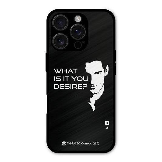 What Do You Desire Shockproof Hybrid Protection (Metal + TPU) Back Case Cover