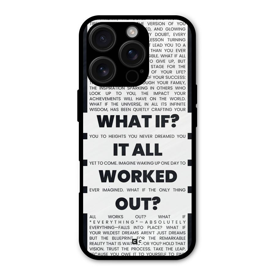 What If Shockproof Hybrid Protection (Metal + TPU) Back Case Cover