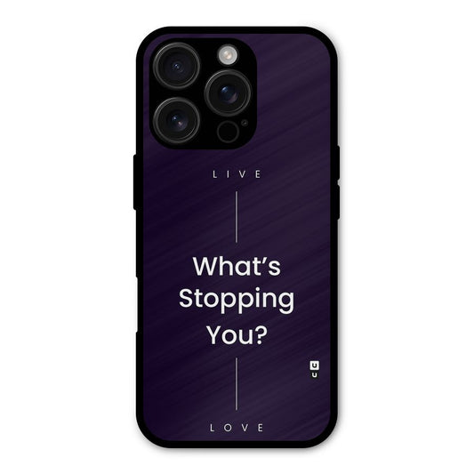 What Stopping You Shockproof Hybrid Protection (Metal + TPU) Back Case Cover