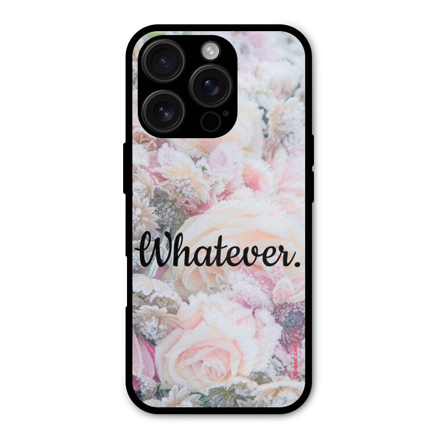 Whatever Shockproof Hybrid Protection (Metal + TPU) Back Case Cover