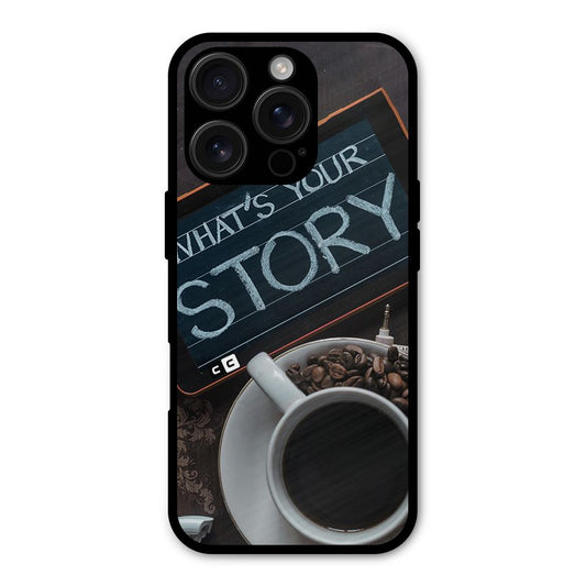 Whats Your Story Shockproof Hybrid Protection (Metal + TPU) Back Case Cover