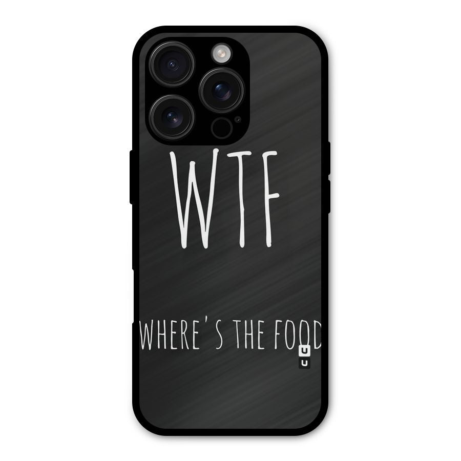 Where The Food Shockproof Hybrid Protection (Metal + TPU) Back Case Cover