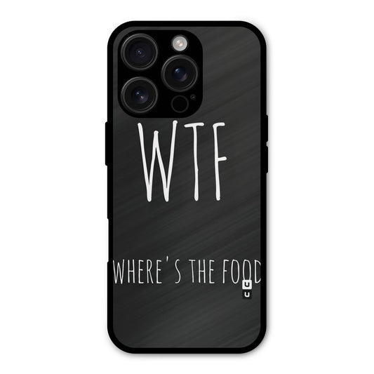 Where The Food Shockproof Hybrid Protection (Metal + TPU) Back Case Cover