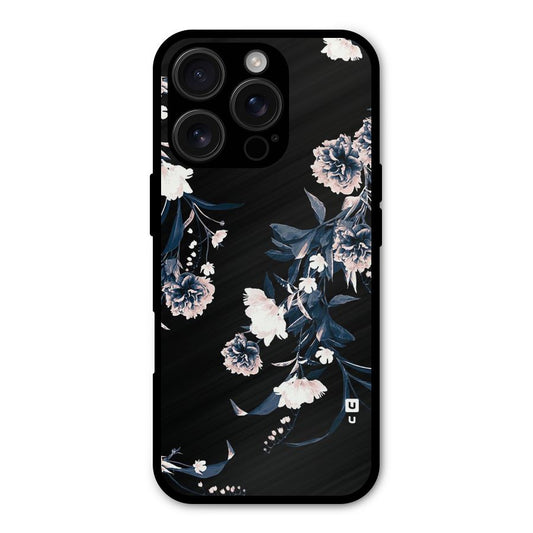 White Flora Shockproof Hybrid Protection (Metal + TPU) Back Case Cover