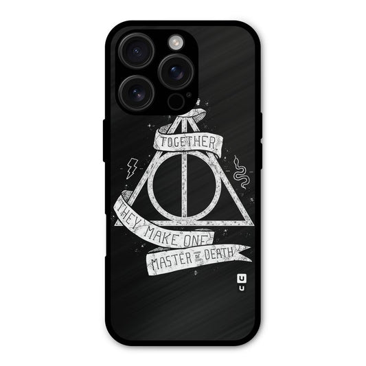White Ribbon Shockproof Hybrid Protection (Metal + TPU) Back Case Cover