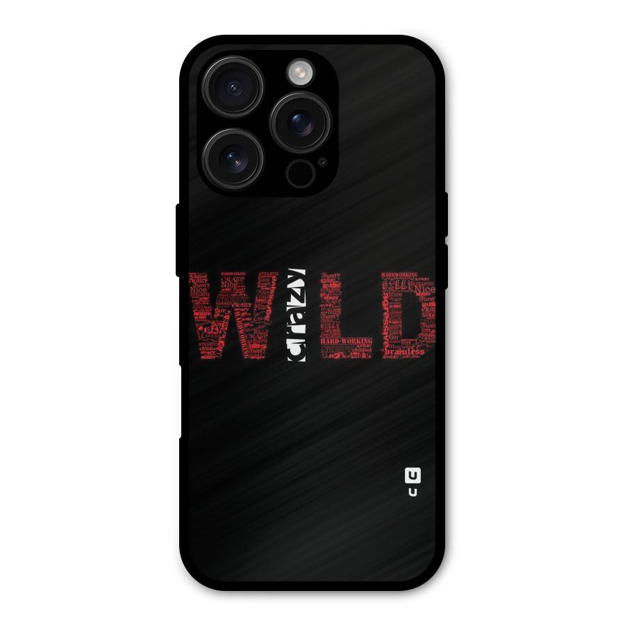Wild Crazy Shockproof Hybrid Protection (Metal + TPU) Back Case Cover