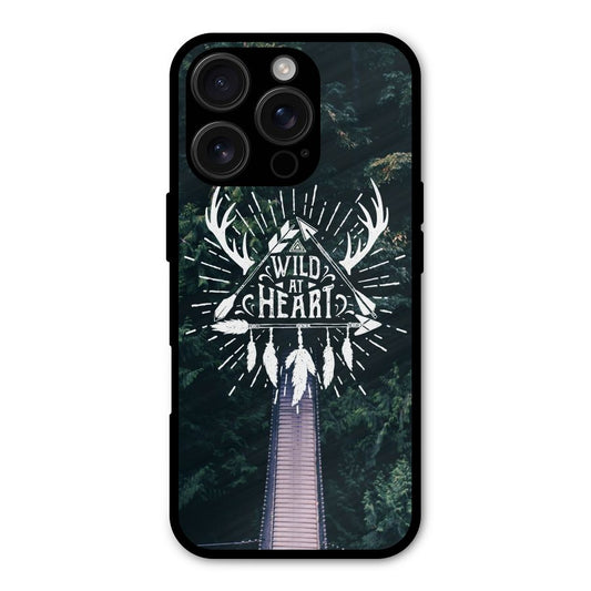Wild Heart Shockproof Hybrid Protection (Metal + TPU) Back Case Cover