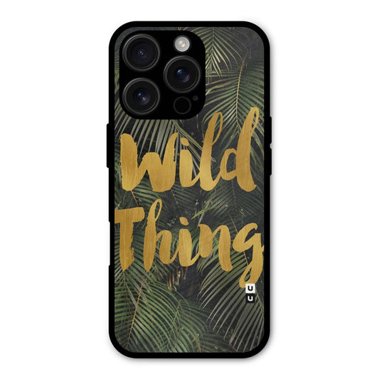 Wild Leaf Thing Shockproof Hybrid Protection (Metal + TPU) Back Case Cover