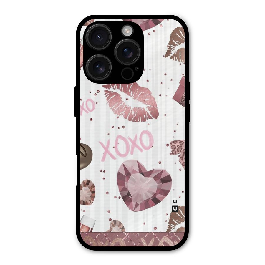 Wine Lip xoxo Shockproof Hybrid Protection (Metal + TPU) Back Case Cover