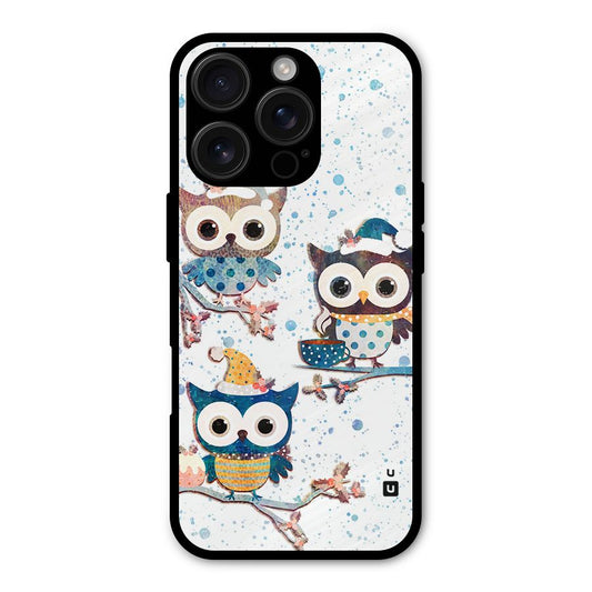 Winter Owls Shockproof Hybrid Protection (Metal + TPU) Back Case Cover