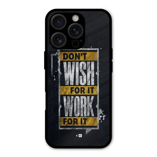 Wish Work Shockproof Hybrid Protection (Metal + TPU) Back Case Cover