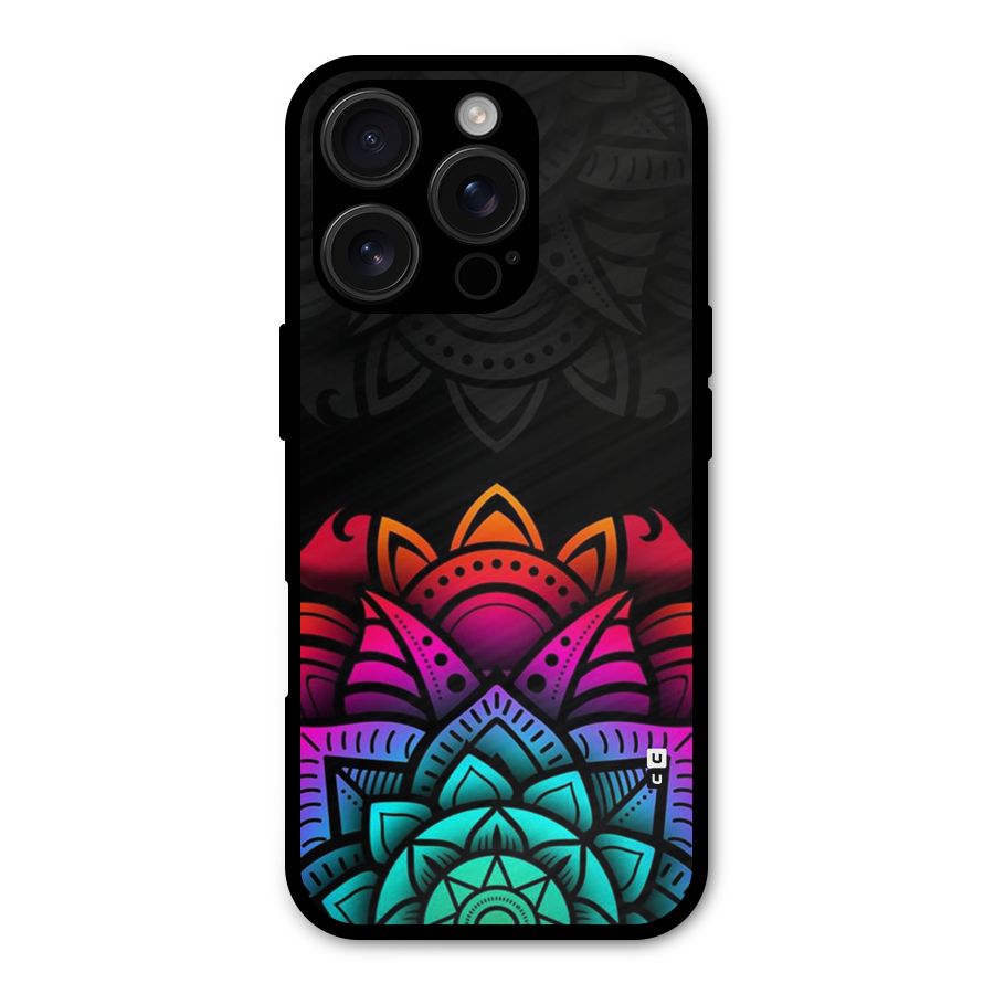 Wonderful Floral Shockproof Hybrid Protection (Metal + TPU) Back Case Cover