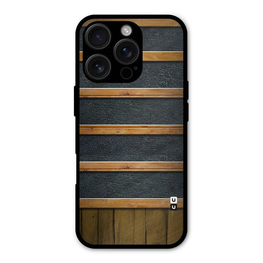 Wood Design Shockproof Hybrid Protection (Metal + TPU) Back Case Cover
