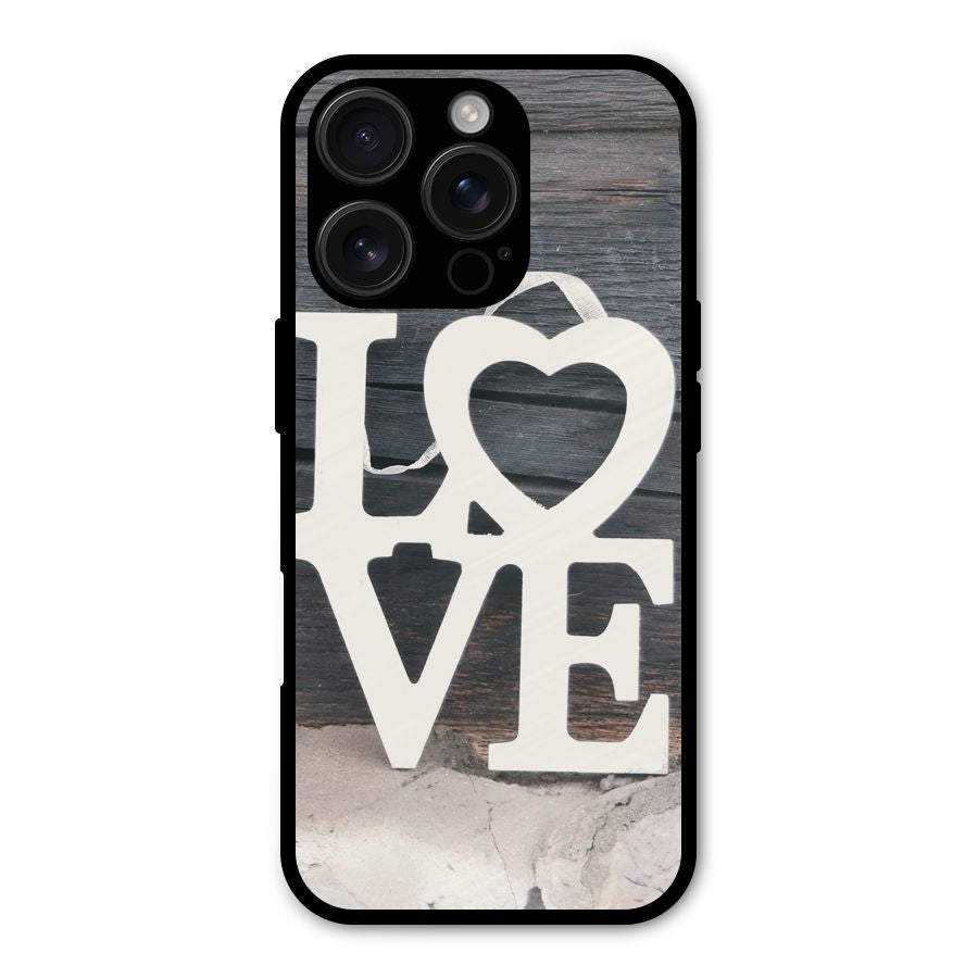 Wood Love Lock Shockproof Hybrid Protection (Metal + TPU) Back Case Cover