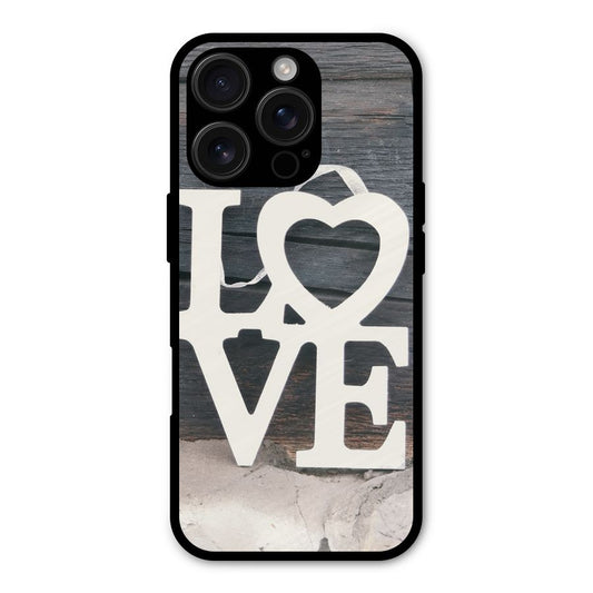 Wood Love Lock Shockproof Hybrid Protection (Metal + TPU) Back Case Cover