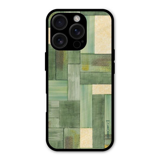 Wooden Green Texture Shockproof Hybrid Protection (Metal + TPU) Back Case Cover