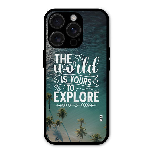 World To Explore Shockproof Hybrid Protection (Metal + TPU) Back Case Cover