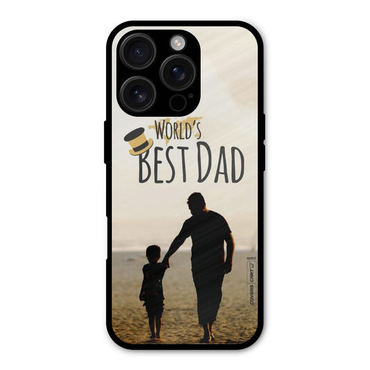 Worlds Best Dad Shockproof Hybrid Protection (Metal + TPU) Back Case Cover