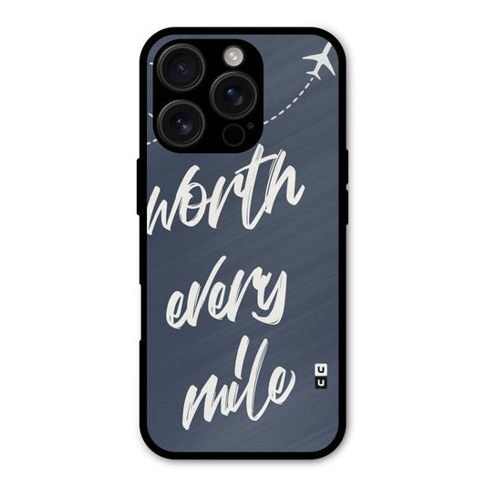 Worth Every Mile Shockproof Hybrid Protection (Metal + TPU) Back Case Cover
