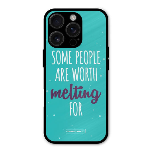 Worth Melting For Shockproof Hybrid Protection (Metal + TPU) Back Case Cover
