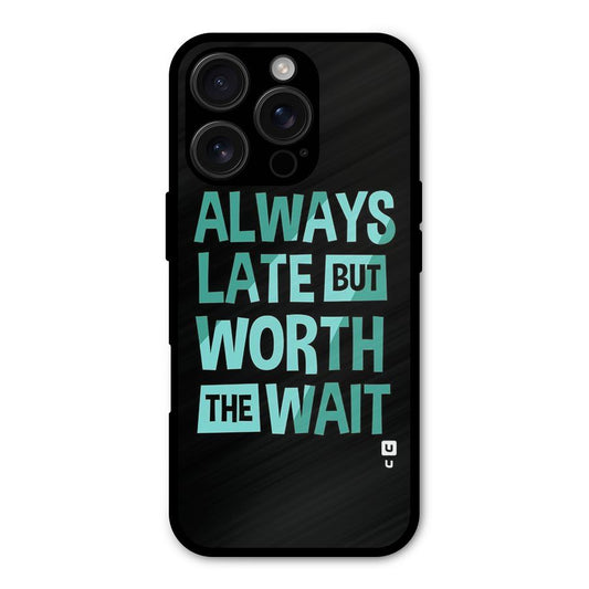 Worth the Wait Shockproof Hybrid Protection (Metal + TPU) Back Case Cover