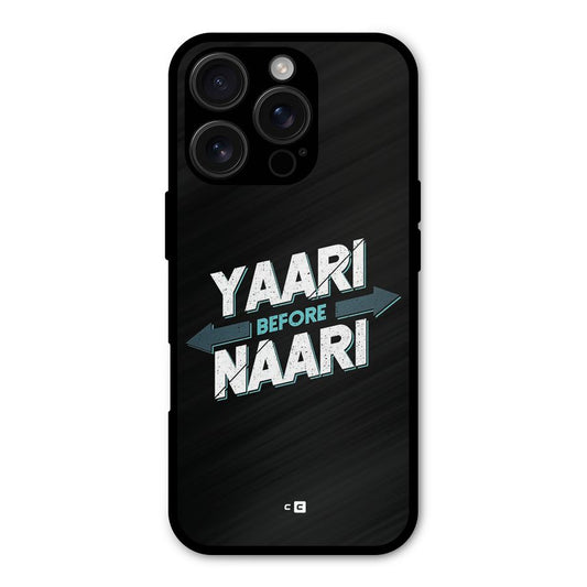 Yaari Naari Shockproof Hybrid Protection (Metal + TPU) Back Case Cover