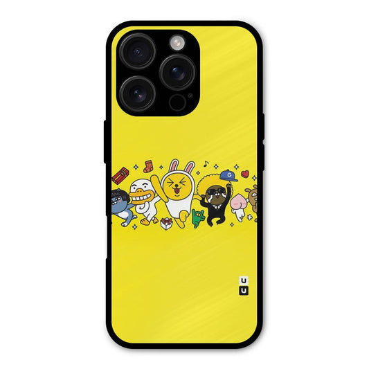 Yellow Friends Shockproof Hybrid Protection (Metal + TPU) Back Case Cover